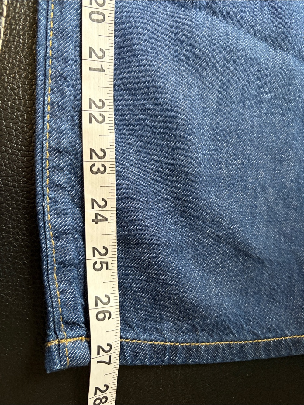 Anthropologie Pilcro the Annie Jean Dark Wash Wide Leg Baggy Sz 31 Petite NEW - Picture 14 of 14